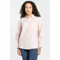 Craghoppers Linen-Blend &apos;NosiBotanical Bralio&apos; Long Sleeve Shirt For Female