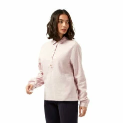 Craghoppers Cotton-Blend &apos;NosiBotanical Carmina&apos; Long-Sleeve Shirt For Female