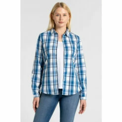 Craghoppers Cotton-Blend &apos;Kiwi II&apos; Long-Sleeve Shirt For Female