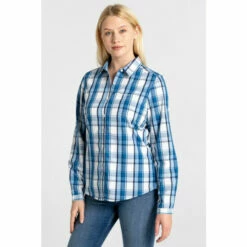Craghoppers Cotton-Blend &apos;Kiwi II&apos; Long-Sleeve Shirt For Female -Craghoppers Sales Shop unnamed file 1067