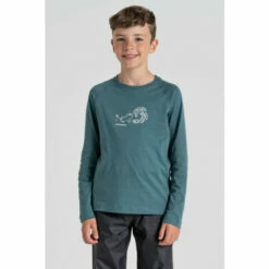 Craghoppers Printed &apos;Bates&apos; Long Sleeve T-Shirt For Female