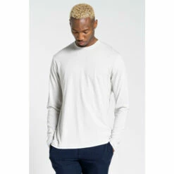 Craghoppers Cotton-Blend &apos;NosiBotanical Coulter&apos; Long Sleeve T-Shirt For Male -Craghoppers Sales Shop unnamed file 1422