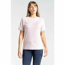 Craghoppers Cotton-Blend &apos;Dynamic&apos; Short Sleeve T-Shirt For Female