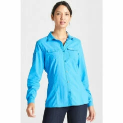 Craghoppers Insect-Repellent &apos;NosiLife Adventure II&apos; Long Sleeve Shirt For Female