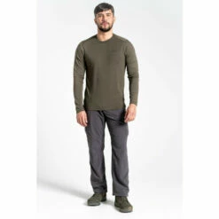 Craghoppers Cotton-Blend &apos;NosiLife Talen&apos; Long Sleeve T-Shirt For Male -Craghoppers Sales Shop unnamed file 2019