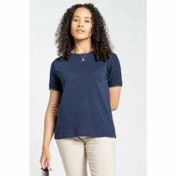 Craghoppers Cotton-Blend &apos;NosiBotanical Lavern&apos; Short Sleeve Top For Female -Craghoppers Sales Shop unnamed file 2181