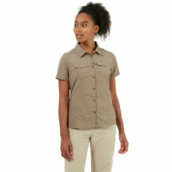 Craghoppers Insect-Repellent 'NosiLife Adventure II' Short Sleeve Shirt For Female -Craghoppers Sales Shop unnamed file 2574