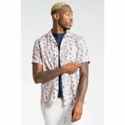 Craghoppers Linen-Blend &apos;NosiBotanical Hula&apos; Short Sleeve Shirt For Male -Craghoppers Sales Shop unnamed file 2744