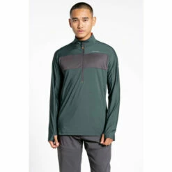 Craghoppers NosiLife &apos;Valens&apos; Stretch Recycled Half-Zip Fleece For Male