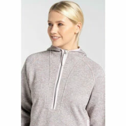 Craghoppers 'Elena' Recycled Hooded Half-Zip Fleece For Female -Craghoppers Sales Shop unnamed file 2998