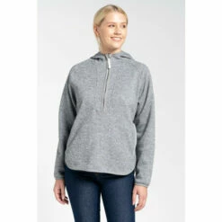 Craghoppers 'Elena' Recycled Hooded Half-Zip Fleece For Female -Craghoppers Sales Shop unnamed file 3002