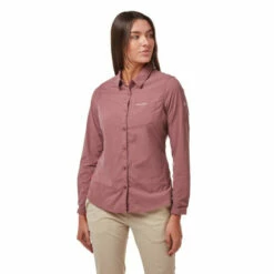 Craghoppers Insect-Repellent &apos;NosiLife Bardo&apos; Long Sleeve Shirt For Female -Craghoppers Sales Shop unnamed file 3123