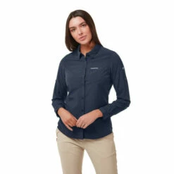 Craghoppers Insect-Repellent &apos;NosiLife Bardo&apos; Long Sleeve Shirt For Female -Craghoppers Sales Shop unnamed file 3124
