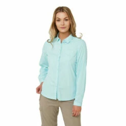 Craghoppers Insect-Repellent &apos;NosiLife Bardo&apos; Long Sleeve Shirt For Female -Craghoppers Sales Shop unnamed file 3126