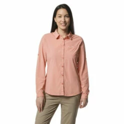 Craghoppers Insect-Repellent &apos;NosiLife Bardo&apos; Long Sleeve Shirt For Female -Craghoppers Sales Shop unnamed file 3128