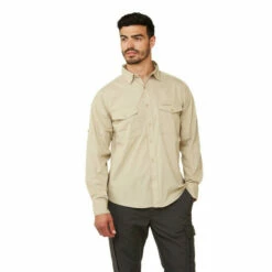Craghoppers 'Kiwi' Nosi Defense Long Sleeved Shirt For Male