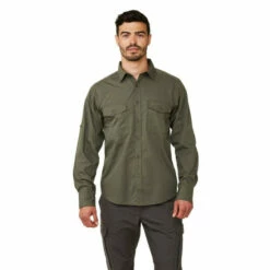 Craghoppers &apos;Kiwi&apos; Nosi Defense Long Sleeved Shirt For Male -Craghoppers Sales Shop unnamed file 3646