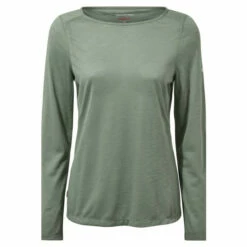 Craghoppers Cotton-Blend &apos;NosiLife Erin&apos; Long-Sleeve T-Shirt For Female -Craghoppers Sales Shop unnamed file 3659