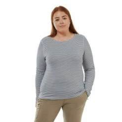 Craghoppers Cotton-Blend 'NosiLife Erin' Long-Sleeve T-Shirt For Female -Craghoppers Sales Shop unnamed file 3677