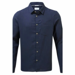 Craghoppers Linen-Blend &apos;NosiBotanical Lagarto&apos; Long Sleeve Shirt For Male -Craghoppers Sales Shop unnamed file 3684