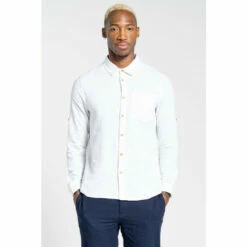 Craghoppers Linen-Blend &apos;NosiBotanical Lagarto&apos; Long Sleeve Shirt For Male -Craghoppers Sales Shop unnamed file 3688