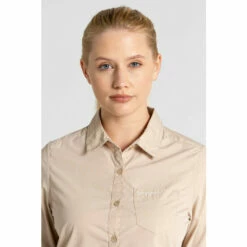Craghoppers Cotton-Blend &apos;Kiwi II&apos; Long-Sleeve Shirt For Female -Craghoppers Sales Shop unnamed file 3759