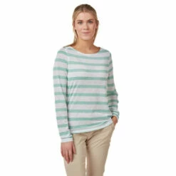 Craghoppers Cotton-Blend &apos;NosiLife Erin&apos; Long-Sleeve T-Shirt For Female -Craghoppers Sales Shop unnamed file 3803