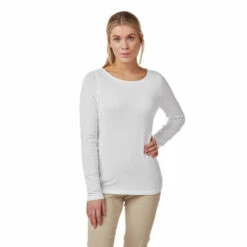 Craghoppers Cotton-Blend &apos;NosiLife Erin&apos; Long-Sleeve T-Shirt For Female