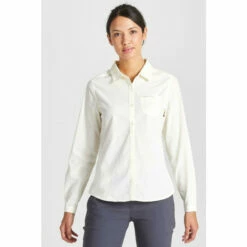 Craghoppers Cotton-Blend &apos;Kiwi II&apos; Long Sleeve Shirt For Female -Craghoppers Sales Shop unnamed file 949